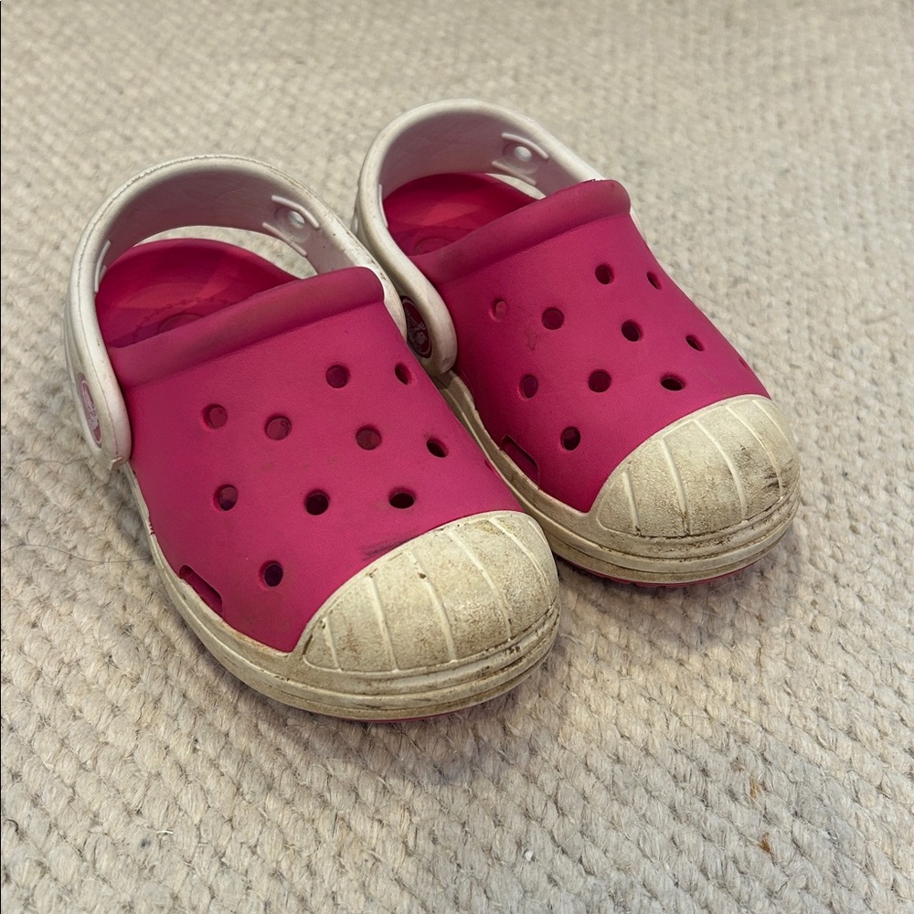 Crocs size 6 pink